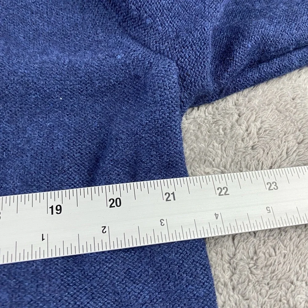 Banana Republic Luxury Blend Sweater Mens XL‎ Blue V-Neck Long Sleeve